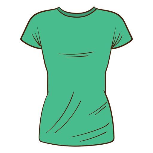 Desenho de camiseta masculina verde Desenho PNG