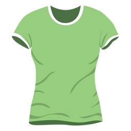 Ícone de camiseta masculina verde
