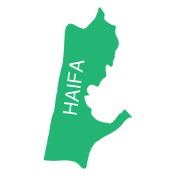 Mapa do distrito de Haifa Desenho PNG
