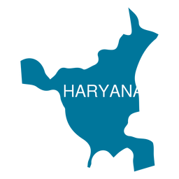 Haryana state map PNG Design