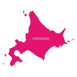 Hokkaido Region Map PNG & SVG Design For T-Shirts