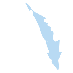 Kerala State Karte PNG-Design