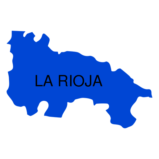 Autonome Gemeinschaftskarte La Rioja PNG-Design