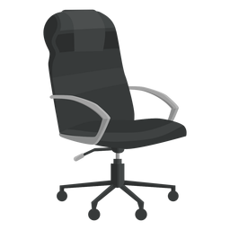 Leather office chair clipart PNG Design