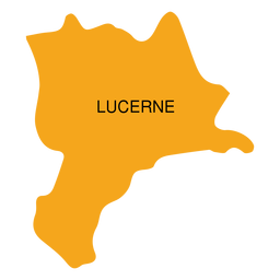 Mapa del cantón de Lucerna Diseño PNG
