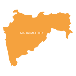 Mapa do estado de Maharashtra Desenho PNG