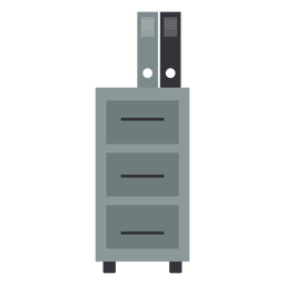 Metal office drawer clipart PNG Design