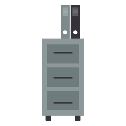 Metall Büro Schublade Clipart PNG-Design