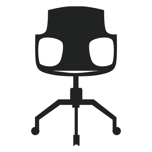 Modern desk chair flat icon PNG Design