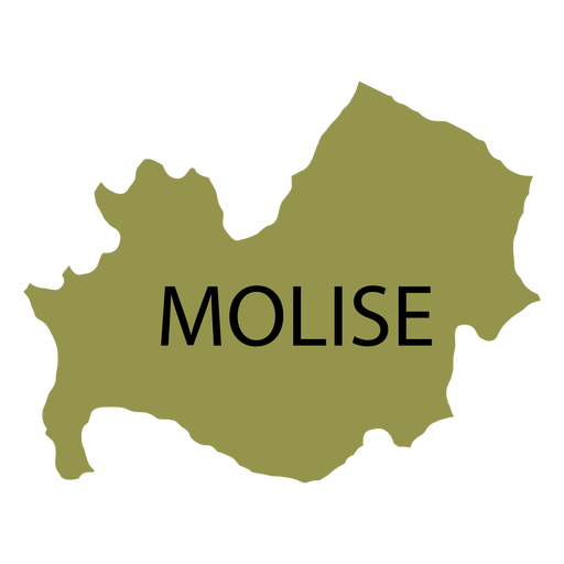 Molise region map - Transparent PNG & SVG vector file