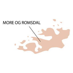 More og romsdal county map PNG Design
