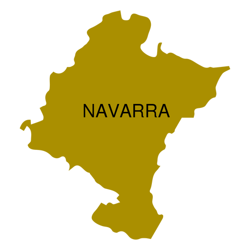 Navarra autonomous community map