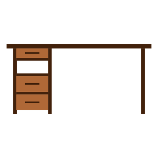 Office desk icon PNG Design