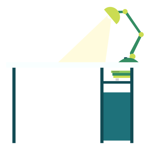 Ilustração de mesa de escritório Desenho PNG