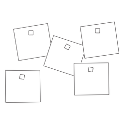 Icono de trazo de notas adhesivas de oficina Diseño PNG
