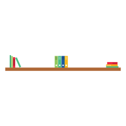 Clipart de estante de parede de escritório Desenho PNG