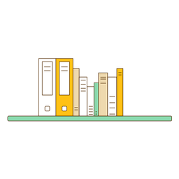 Office Wall Bookshelf Icon Transparent Png Svg Vector File