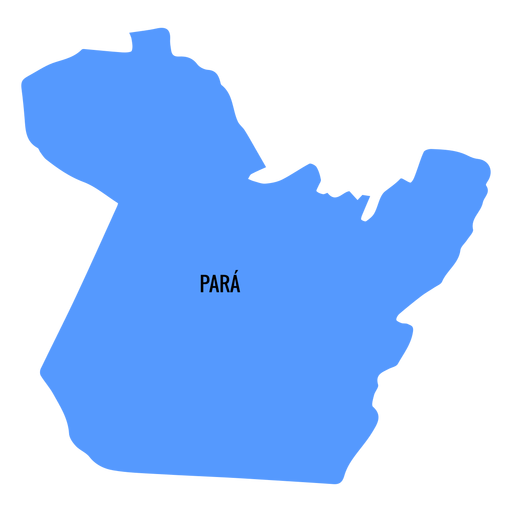 Mapa do estado do Par? Desenho PNG