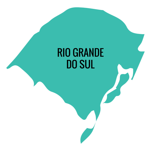 Rio Grande do Sul Landeskarte PNG-Design