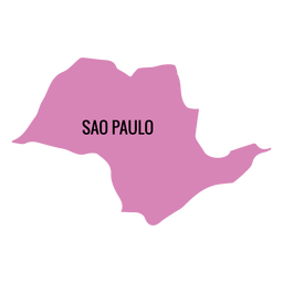 Sao paulo state map Sao paulo state map