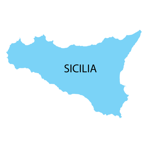 Mapa de la regi?n de Sicilia