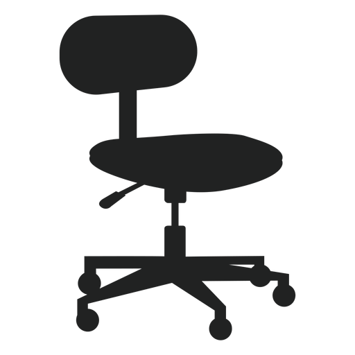 Small office chair flat icon - Transparent PNG & SVG ...