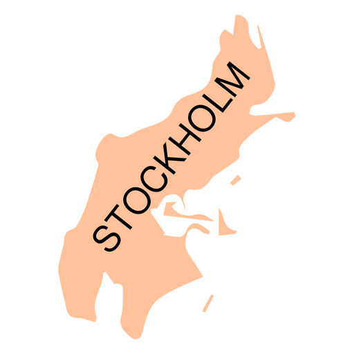 Stockholm county map - Transparent PNG & SVG vector file