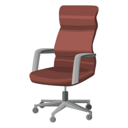 Swivel office chair clipart PNG Design