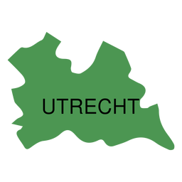 Mapa da província de Utrecht Desenho PNG