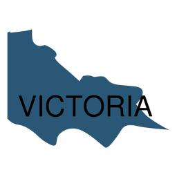 Victoria state map