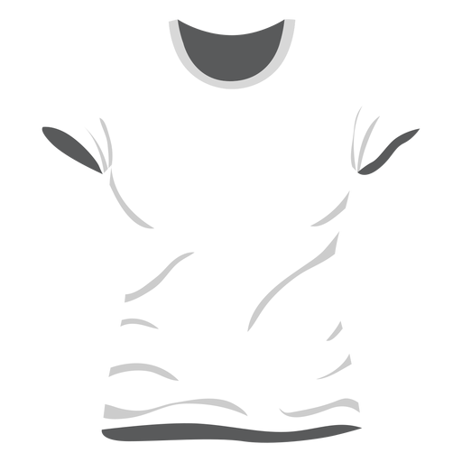 White men t shirt icon PNG Design