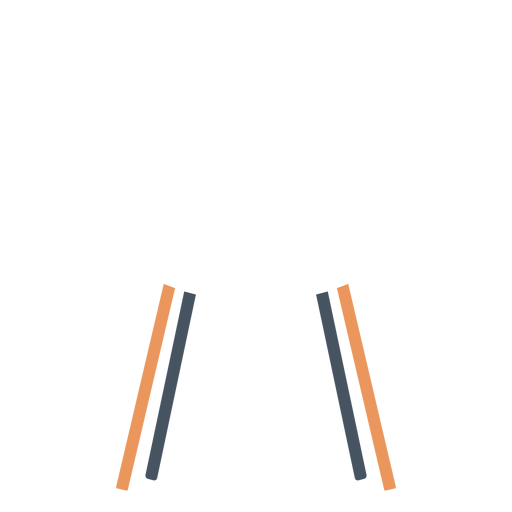 White office chair clipart PNG Design