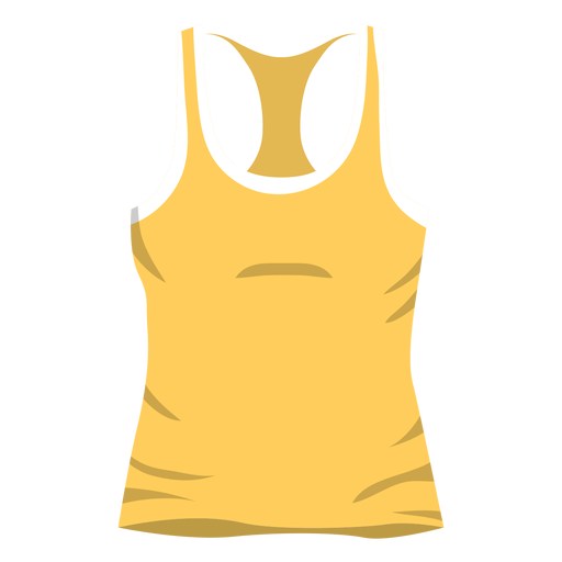 Ícone de top amarelo masculino Desenho PNG