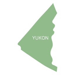 Mapa do território Yukon Desenho PNG Transparent PNG
