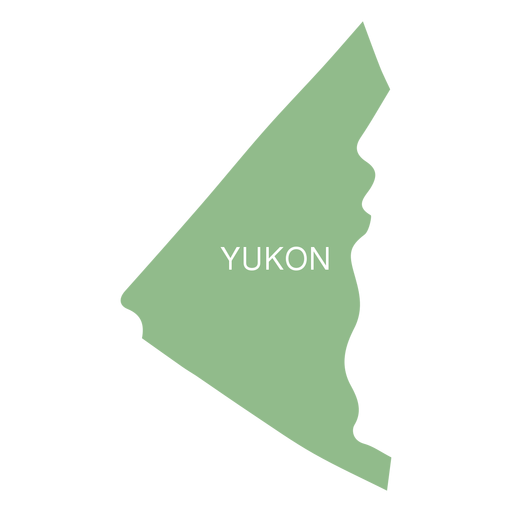 Mapa do território Yukon Baixar PNG/SVG Transparente