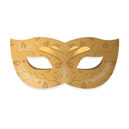 Vine carnival mask Transparent PNG