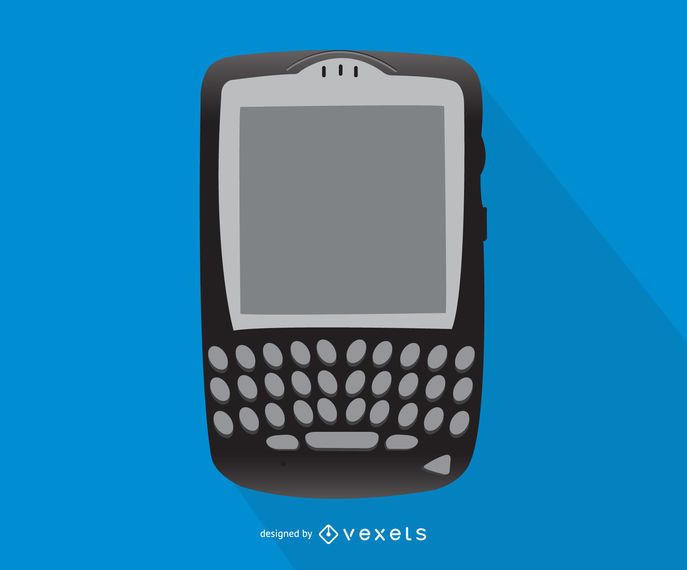 Ilustración de teléfono inteligente de Blackberry Ilustración de teléfono inteligente de Blackberry