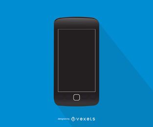Ilustração do telefone Blackberry Torch
