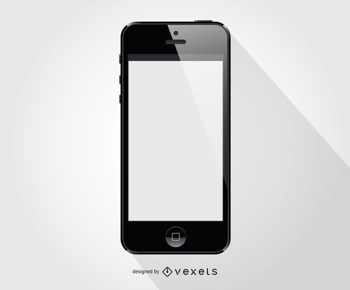 Iphone smartphone front template Iphone smartphone front template