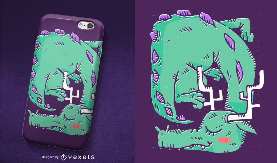 Sleeping dragon phone case design Sleeping dragon phone case design