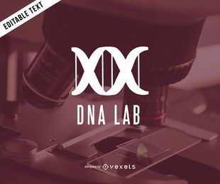 Diseño de plantillas de logo de DNA Lab Diseño de plantillas de logo de DNA Lab