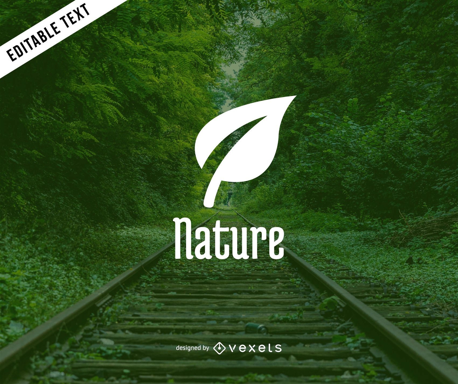 Naturblatt-Logo-Design
