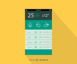 Smartphone weather service design Smartphone weather service design