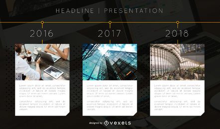 Timeline presentation slide template Timeline presentation slide template