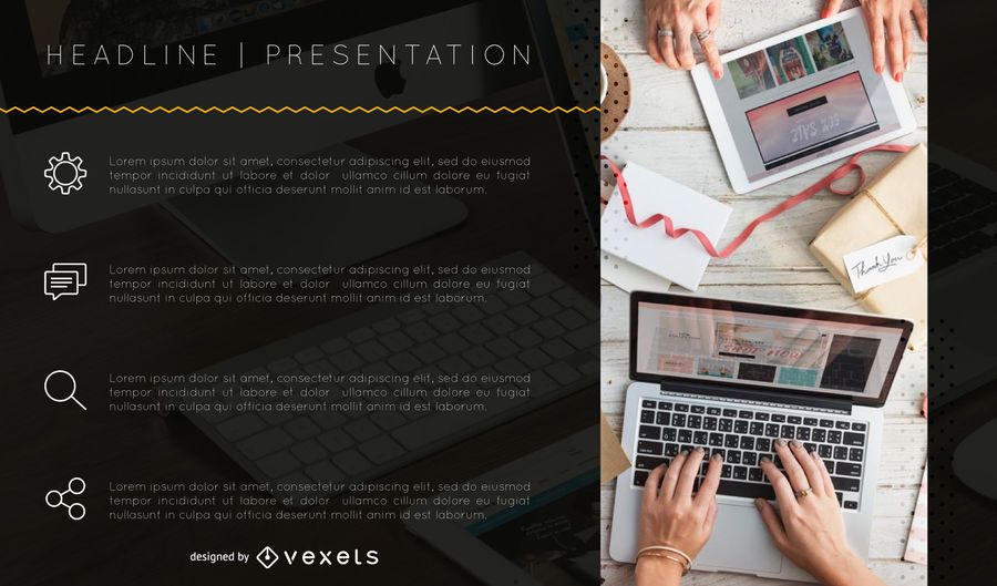 Presentation main points slide template Presentation main points slide template