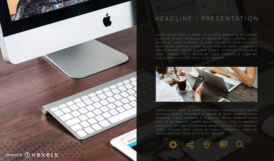 Presentation information slide template Presentation information slide template