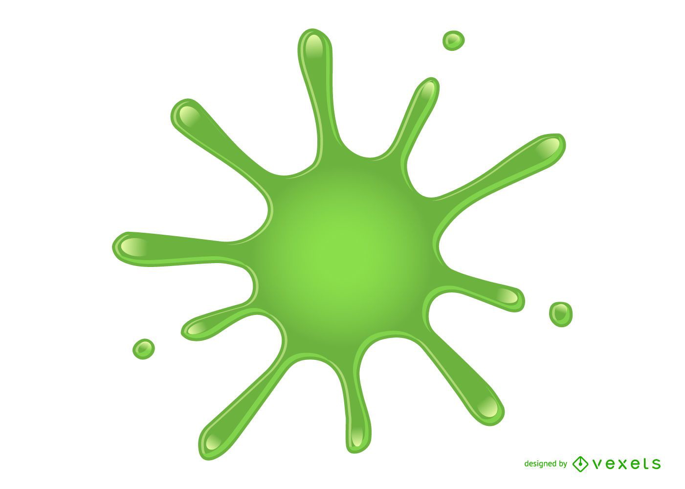 Green slime illustration