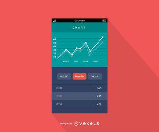 Mobile chart interface design Mobile chart interface design