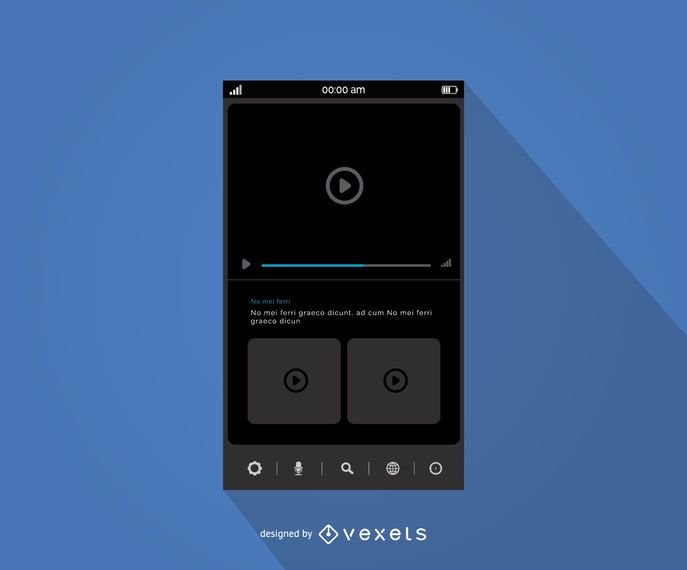 Mobile Media Player-Schnittstellendesign Mobile Media Player-Schnittstellendesign