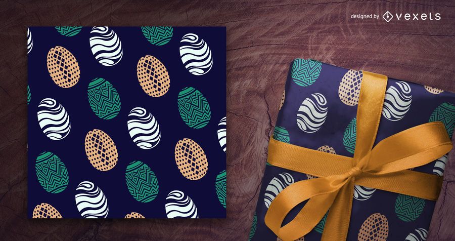 Geometric shapes Easter eggs pattern Geometric shapes Easter eggs pattern